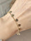 Bracelet Bracelet cœurs en or jaune 18 carats 58 Facettes