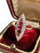 Bague 53 Bague marquise en or jaune et blanc 18K rubis et diamants 58 Facettes