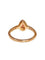 Bague 54 Bague en or rose 18K avec tourmaline rose et diamants 58 Facettes