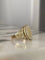 Bague 60 Bague ancienne en or jaune 14K avec émail blanc 58 Facettes
