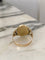 Bague 60 Bague ancienne en or jaune 14K avec émail blanc 58 Facettes