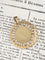 Pendentif Emile Monier - Médaille ronde en or jaune et or rose 18K 58 Facettes