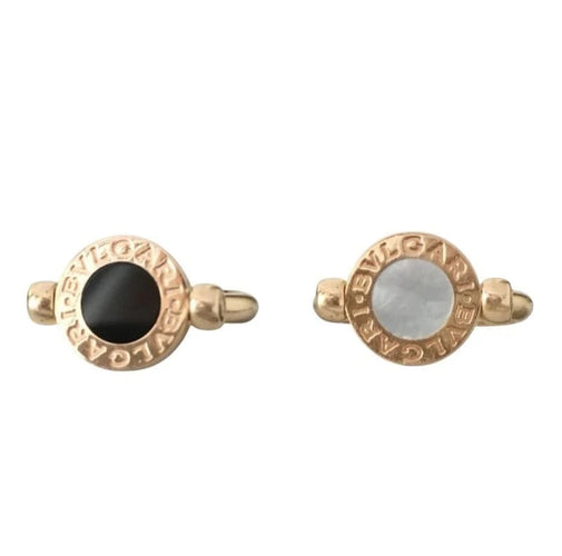 Bague 51 Bulgari - Bague BVLGARI BVLGARI en or rose 18k, nacre et onyx 58 Facettes