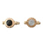 Bague 51 Bulgari - Bague BVLGARI BVLGARI en or rose 18k, nacre et onyx 58 Facettes