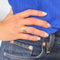 Bague 53 Bague - Trois ors 14 carats, chevrons 58 Facettes INV044