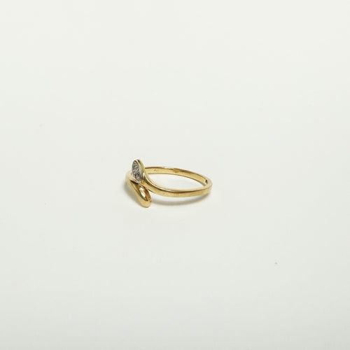 Bague 58 Bague serpent en or deux tons 18 carats et diamants 58 Facettes INV021
