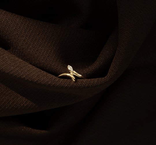Bague 58 Bague serpent - Bague en or jaune et diamants 58 Facettes INV021