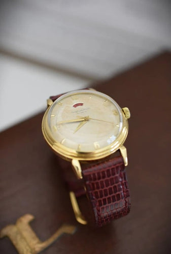Montre Jaeger-LeCoultre - Montre homme Power Reserve 40 h en or jaune 18K (1953) 58 Facettes JLC-300