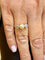 Bague 56 Bague solitaire ancienne en platine 950, perle et diamants 58 Facettes 90725/ac12559