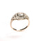 Bague 48.5 Bague Art déco octogonale en platine avec diamants 58 Facettes LMB-322