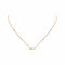 Collier Messika Collier  Move Uno Or rose Diamant 58 Facettes 4815885CN