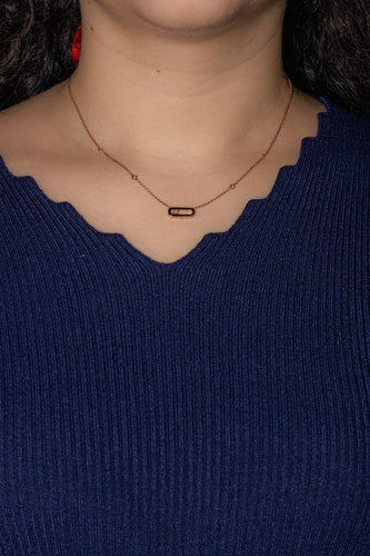 Collier Messika Collier  Move Uno Or rose Diamant 58 Facettes 4815885CN