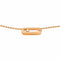 Collier Messika Collier  Move Uno Or rose Diamant 58 Facettes 4815885CN