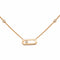 Collier Messika Collier  Move Uno Or rose Diamant 58 Facettes 4815885CN