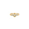 Bague 53 Solitaire - Bague en or jaune 18 carats et diamants 58 Facettes
