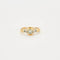 Bague 53 Solitaire - Bague en or jaune 18 carats et diamants 58 Facettes