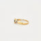 Bague 53 Solitaire - Bague en or jaune 18 carats et diamants 58 Facettes