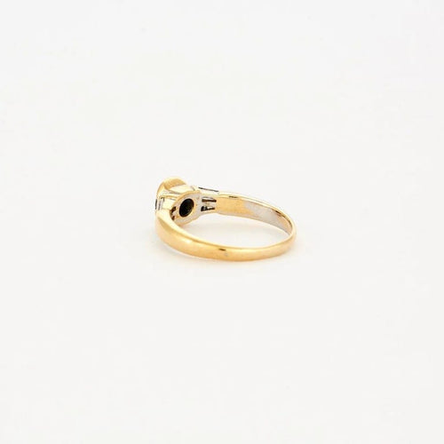 Bague 53 Solitaire - Bague en or jaune 18 carats et diamants 58 Facettes