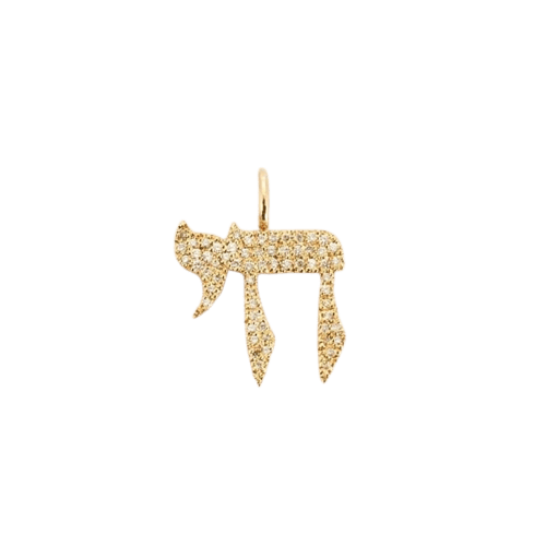 Pendentif Khai - Pendentif en or jaune 18 carats et diamant 58 Facettes