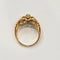 Bague 57.5 Bague années 50 en or rose et or blanc 18K avec diamant 58 Facettes