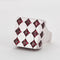 Bague 55 Bague cocktail damier en or blanc 18K aux tourmalines 58 Facettes