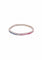 Bracelet Bracelet rivière en or blanc 18 carats et saphirs multicolores 58 Facettes 15690