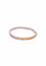 Bracelet Bracelet rivière en or blanc 18 carats et saphirs multicolores 58 Facettes 15690