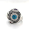 Bague 54 Edouard Nahum Jules Verne - Bague boule en or gris avec diamants 58 Facettes NAH3062025