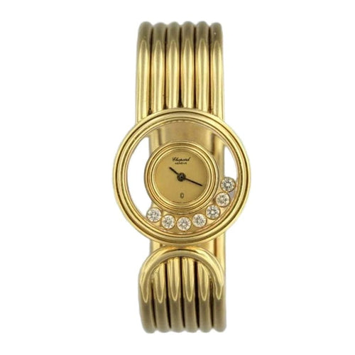 Montre Chopard Happy Diamonds - Montre en or 18 carats avec diamants 58 Facettes