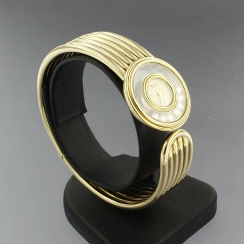 Montre Chopard Happy Diamonds - Montre en or 18 carats avec diamants 58 Facettes