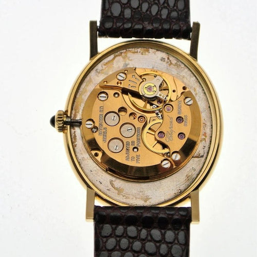 Montre Chopard - Montre Baignoire en or jaune 18 carats 58 Facettes