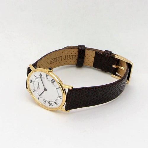 Montre Chopard - Montre Baignoire en or jaune 18 carats 58 Facettes
