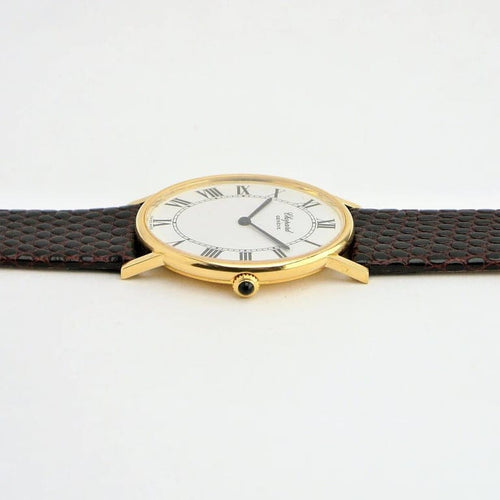 Montre Chopard - Montre Baignoire en or jaune 18 carats 58 Facettes