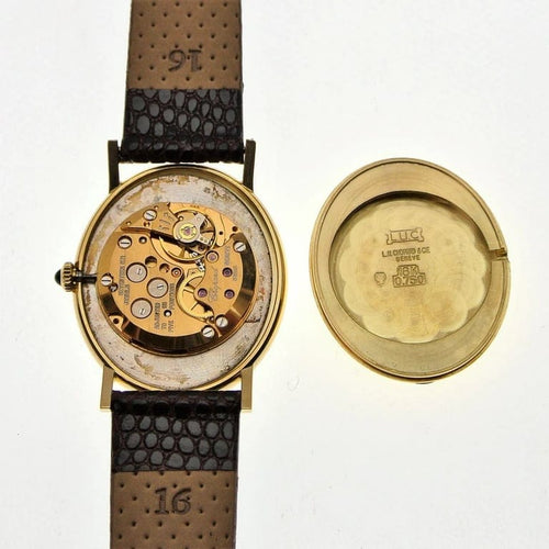 Montre Chopard - Montre Baignoire en or jaune 18 carats 58 Facettes