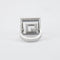 Bague 52 Chopard Happy Spirit - Bague en or gris 750 avec diamant 0,10 ct 58 Facettes 760