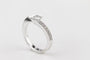 Bague 48 Bague entrelacée en or blanc 18K sertie de diamants 58 Facettes