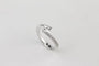 Bague 48 Bague entrelacée en or blanc 18K sertie de diamants 58 Facettes