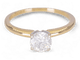 Bague 52 Bague en or 14 carats - Solitaire diamant 0,70 ct 58 Facettes AG30