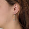 Boucles d'oreilles Boucles d'oreilles dormeuses anciennes en or 18K et diamants 58 Facettes