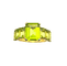 Bague 54 Bague péridots taille émeraude en or jaune 58 Facettes