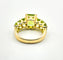 Bague 54 Bague péridots taille émeraude en or jaune 58 Facettes