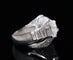 Bague 51 Bague Art déco moderniste en platine et diamants 58 Facettes