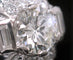 Bague 51 Bague Art déco moderniste en platine et diamants 58 Facettes