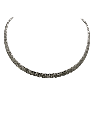 Collier Collier vintage en or blanc 18 ct 58 Facettes
