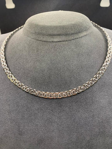 Collier Collier vintage en or blanc 18 ct 58 Facettes