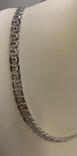 Collier Collier vintage en or blanc 18 ct 58 Facettes