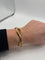 Bracelet Bracelet vintage en or jaune et blanc 18 carats 58 Facettes