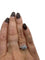 Bague 55 Bague vintage en or blanc 18 ct et diamants 58 Facettes