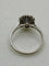 Bague 54 Bague vintage en or blanc 18 carats saphir et diamants 58 Facettes