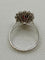 Bague 54 Bague vintage en or blanc 18 carats saphir et diamants 58 Facettes